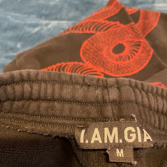 I AM GIA black sweats - Picture 2 of 4